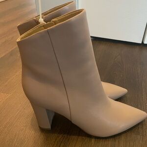 Marc Fisher asymmetrical pointed toe boot size 8.5